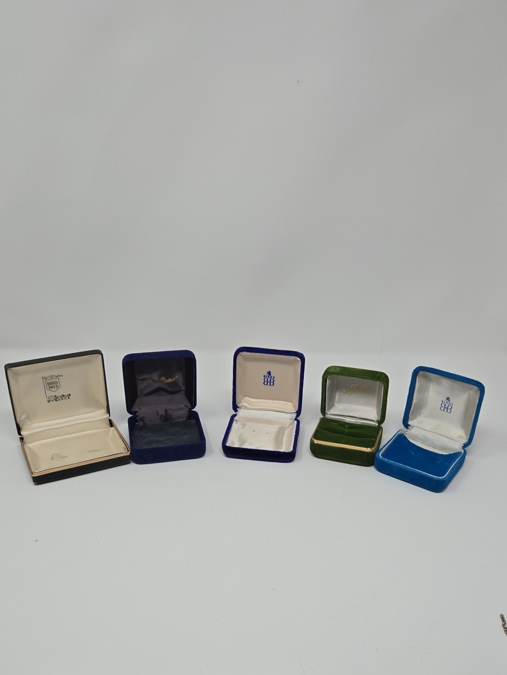 Velvet Jewelry Gift Box Set - Mixed Colors